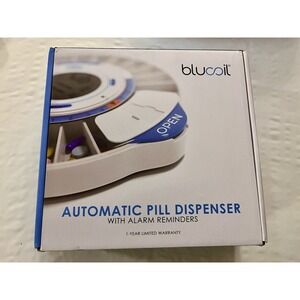New! Automatic Pill Dispenser Electronic Medication Meds Organizer Blucoil